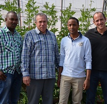 Son of the Kenyan President on an Agricultural Visit to Israel